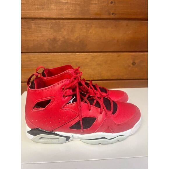 Nike  Air Jordan Flight Club 91 'Gym Red' 555472-600.Kids Sz 5Y - Picture 2 of 9